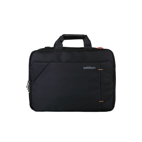 Addison 305014 notebook case 35.8 cm (14.1") Toploader bag Black Laptop Bags Lugagges & Bags