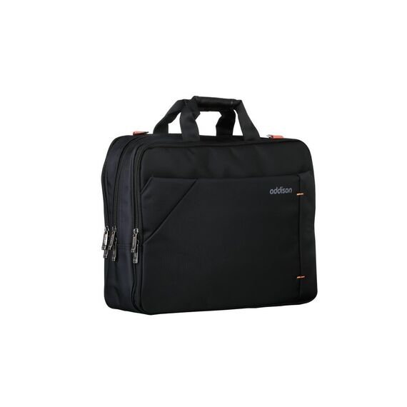 Addison 305014 notebook case 35.8 cm (14.1") Toploader bag Black Laptop Bags Lugagges & Bags