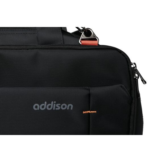 Addison 305014 notebook case 35.8 cm (14.1") Toploader bag Black Laptop Bags Lugagges & Bags
