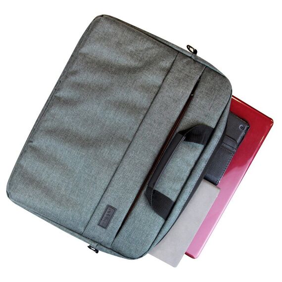 Addison 307015 notebook case 39.6 cm (15.6") Toploader bag Grey Laptop Bags Lugagges & Bags
