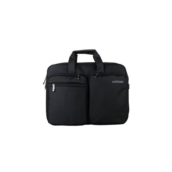 Addison Preston 15 notebook case 39.6 cm (15.6") Toploader bag Black Laptop Bags Lugagges & Bags