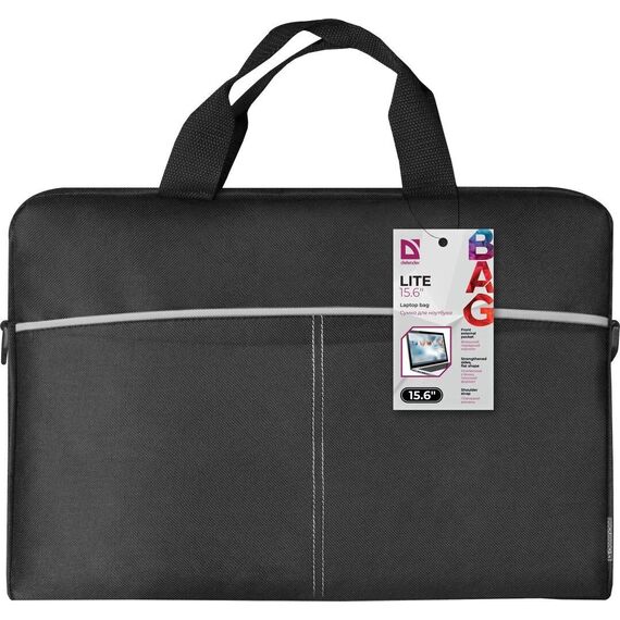 Defender Lite notebook case 39.6 cm (15.6") Black, Grey Laptop Bags Lugagges & Bags