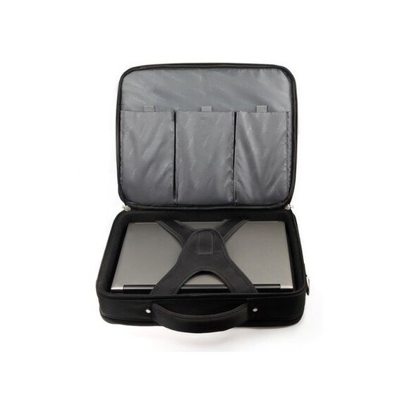 NATEC Boxer notebook case 39.6 cm (15.6") Briefcase Black Laptop Bags Lugagges & Bags
