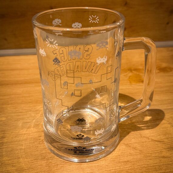 Space - Space Invaders - Beer Glas (350 ml) - 350 ml / Home and Kitchen Κουζίνα Σπίτι & Κουζίνα
