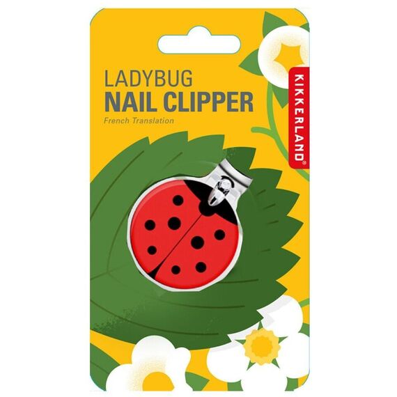 Kikkerland - Ladybug Nail Clipper - 4.25 cm x 5.25 cm x 1.5 cm / Beauty Tools & Accessories Makeup