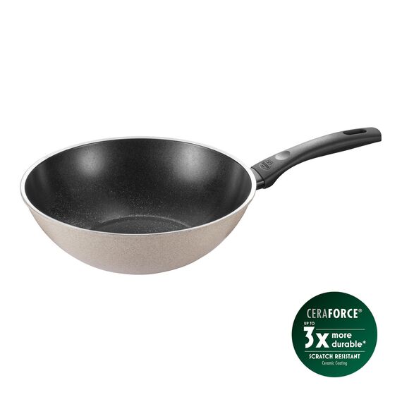 Ballarini - Ledro Wok - Beige - 28 cm / Home and Kitchen Kitchen Home & Kitchen