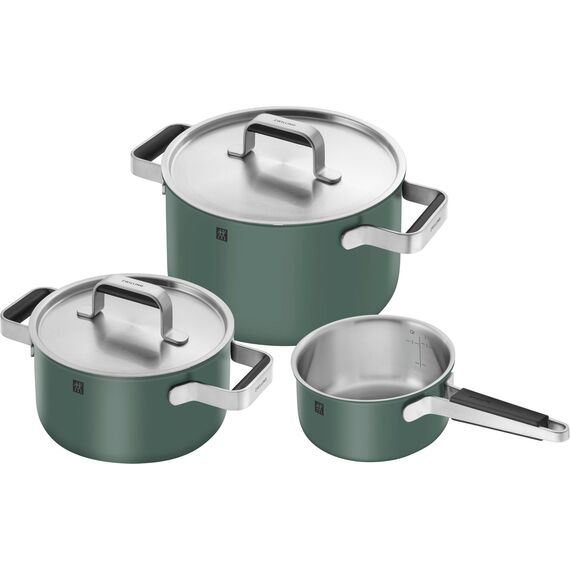 Zwilling - Pure Pots and pans set, 3-pcs - Grøn / Home and Kitchen Kitchen Home & Kitchen