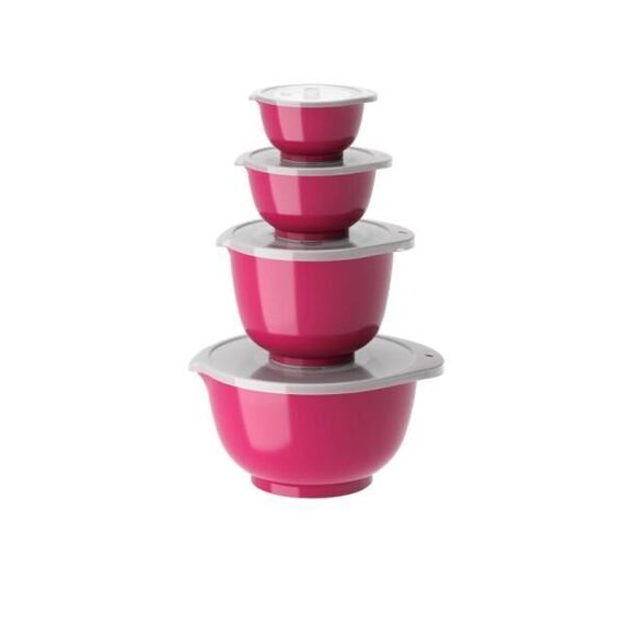 Rosti - Margrethe Bowls - Set of 4 + Lids (Beetrot) / Home and Kitchen Κουζίνα Σπίτι & Κουζίνα