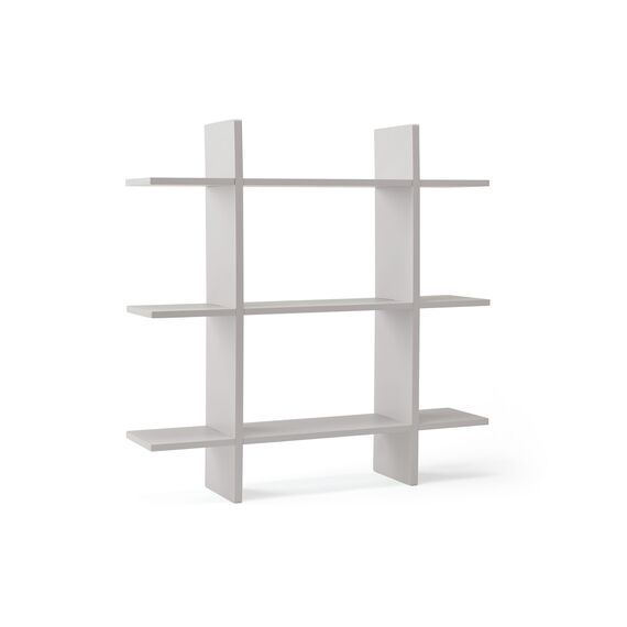 Kids Concept - Wall Shelf 3 Level STAR - Grey - 0x15x70 cm / Home and Kitchen Αποθήκευση Σπίτι & Κουζίνα