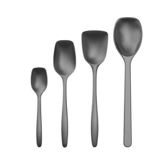 Rosti - NEW Classic kitchen spoons, Set of 4 - Carbon black / Home and Kitchen Κουζίνα Σπίτι & Κουζίνα