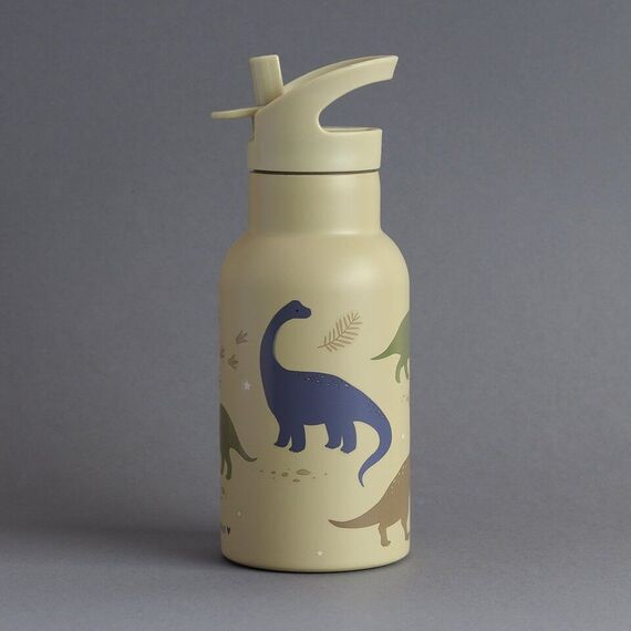 A little lovely company - Stainless steel drinking bottle - Dino - 7.3 x 20 x 7.3 cm / Home and Kitchen Κουζίνα Σπίτι & Κουζίνα