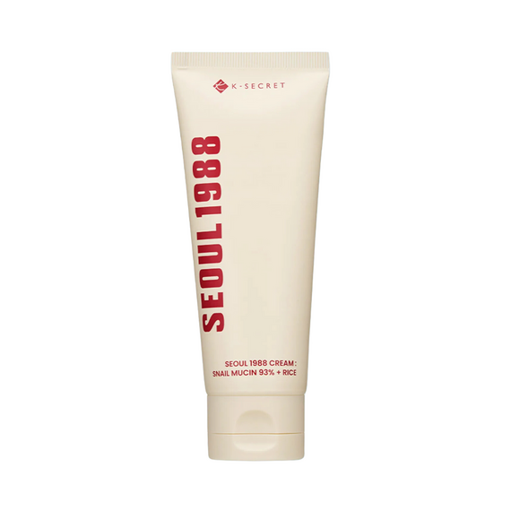 KSECRET - SEOUL 1988 Cream: Snail Mucin 93% + Rice - 100 ml / Beauty Face Face Care