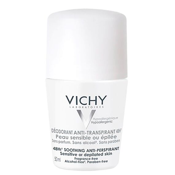 Vichy - Antiperspirant Sensitive Deo Roll-On 48Hrs 50 ml / Beauty Γυναικεία Αποσμητικά Μπάνιο & Σώμα