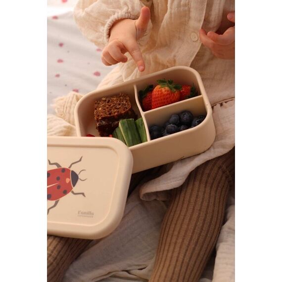 Vanilla Copenhagen - Lunch Box - Ladybug - Silicone - 700 ml (LUNC9625) / Home and Kitchen Kitchen Home & Kitchen