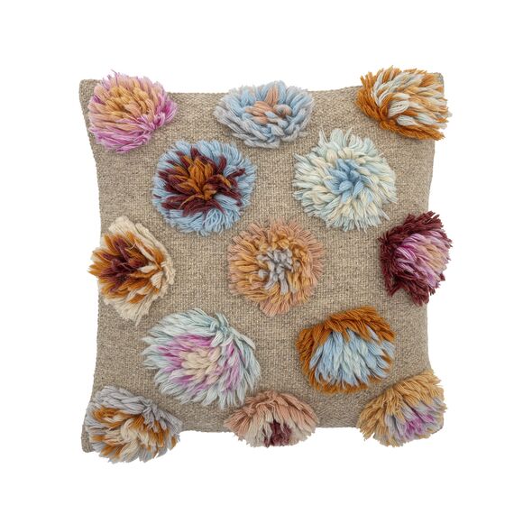 Bloomingville - Somma Wool Cushion 50x50 cm / Home and Kitchen Bedding Home & Kitchen
