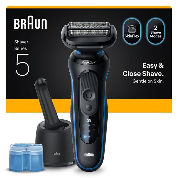 Braun - Series 5 Electric Shaver - SmartCare Center - 52-B7000CC - Blue / Health and Personal Care Κουρευτικές & Ξυριστικές Ανδρική Περιποίηση