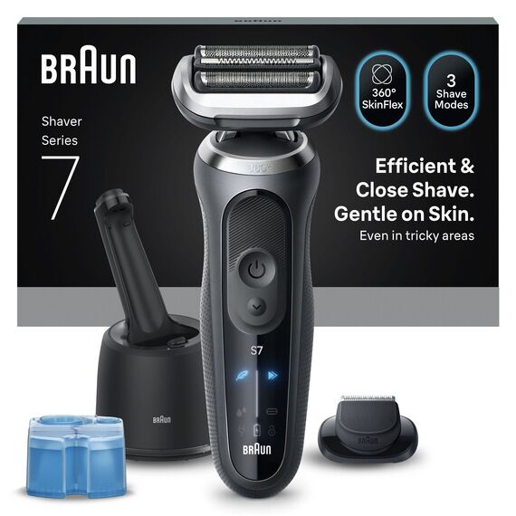 Braun - Series 7 Electric Shaver - SmartCare Center +1 Attachment - 72-G7200CC - Grey / Health and Personal Care Κουρευτικές & Ξυριστικές Ανδρική Περιποίηση