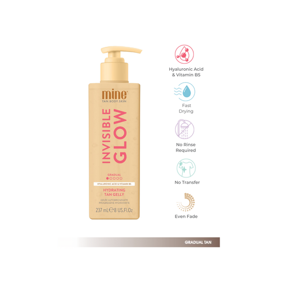 Minetan - Invisible Glow 237 ml - GRADUAL TAN GELLY / Beauty Μαύρισμα Προστασία Ήλιου