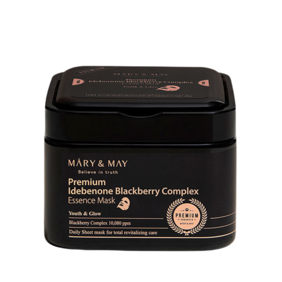 Mary&May - Idebenone Blackberry Complex Essence Mask / Beauty Πρόσωπο Περιποίηση Προσώπου
