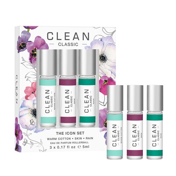 Clean - Classic Layering 3-Pack Rollerball Gift Box / Beauty Gift Set Woman Care