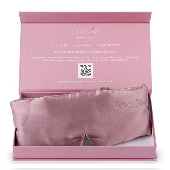 doozie - Luxury Sleep Mask Dusty Rose / Beauty Accessories Woman Care