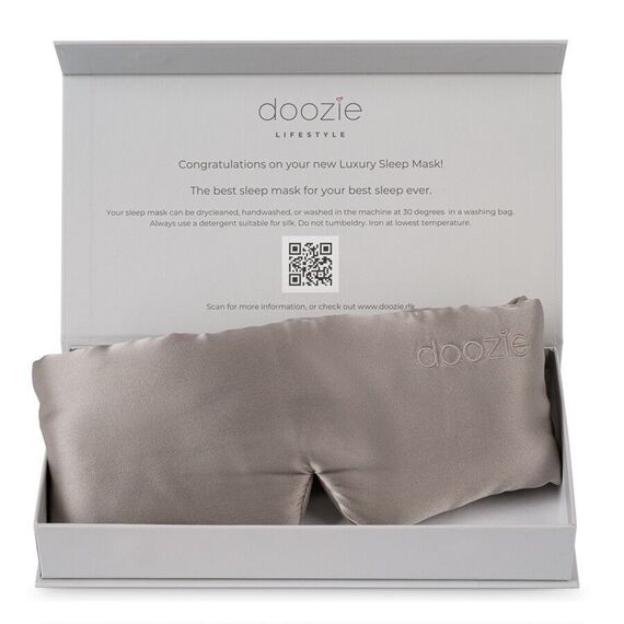 doozie - Luxury Sleep Mask Pearl Grey / Beauty Αξεσουάρ Ομορφιάς Γυναικεία Περιποίηση