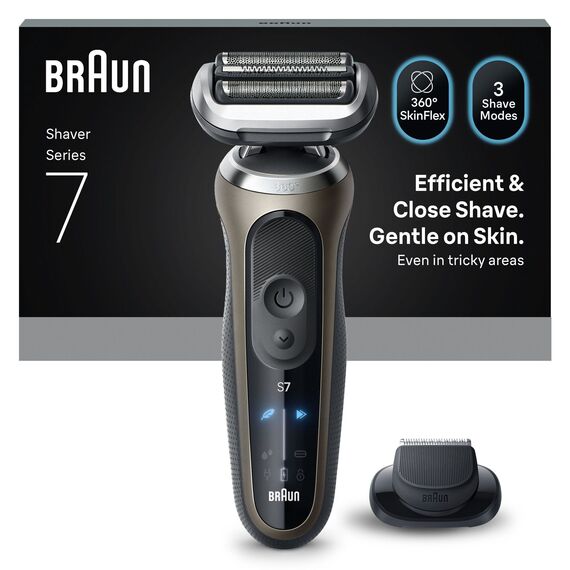 Braun - Series 7 Electric Shaver +1 Attachment - Gold / Health and Personal Care Κουρευτικές & Ξυριστικές Ανδρική Περιποίηση