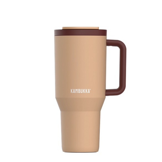 Thermal mug with telescopic straw Kambukka Rio Tumbler 950ml Almond Dream Κουζίνα Σπίτι & Κουζίνα