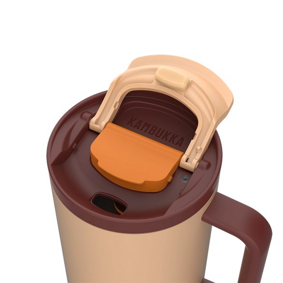 Thermal mug with telescopic straw Kambukka Rio Tumbler 950ml Almond Dream Κουζίνα Σπίτι & Κουζίνα