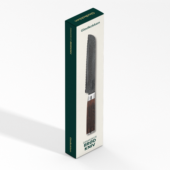 Gladkokken - Damascus bread knife - 20 cm / Home and Kitchen Κουζίνα Σπίτι & Κουζίνα