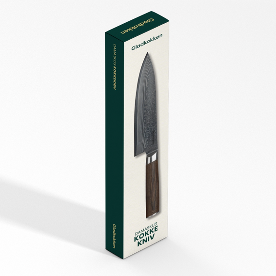 Gladkokken - Damascus chefs knife - 20 cm blade / Home and Kitchen Κουζίνα Σπίτι & Κουζίνα