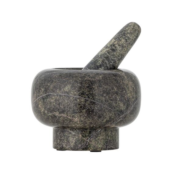 Bloomingville - Arazo Mortar & Pestle - Green - Marble / Home and Kitchen Κουζίνα Σπίτι & Κουζίνα