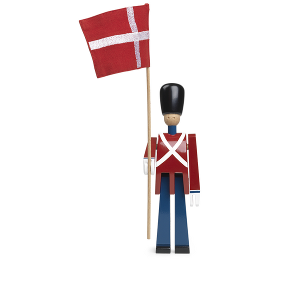 ​Kay Bojesen - Standard-Bearer with Textile Flag - 22 cm / Home and Kitchen Διακόσμηση Σπίτι & Κουζίνα