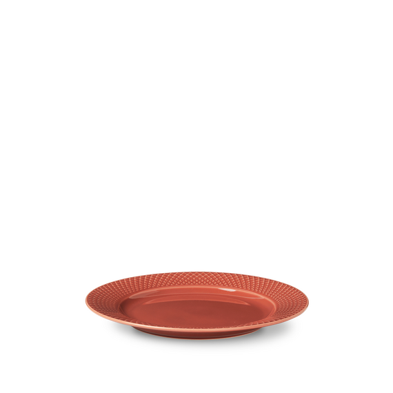 Lyngby Porcelæn - Rhombe Color Lunch Plate 23 cm - Terracotta / Home and Kitchen Κουζίνα Σπίτι & Κουζίνα