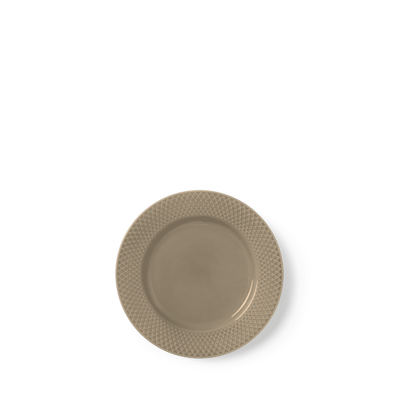 Lyngby Porcelæn - Rhombe Earth Lunch Plate 23 cm - Clay / Home and Kitchen Κουζίνα Σπίτι & Κουζίνα