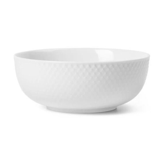 Lyngby Porcelæn - Rhombe White Bowl Ø15.5 cm / Home and Kitchen Κουζίνα Σπίτι & Κουζίνα