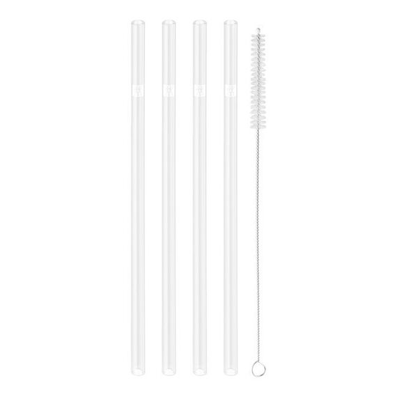 Zwilling - Sorrento Straight Glass Straws - Set of 4 / Home and Kitchen Κουζίνα Σπίτι & Κουζίνα