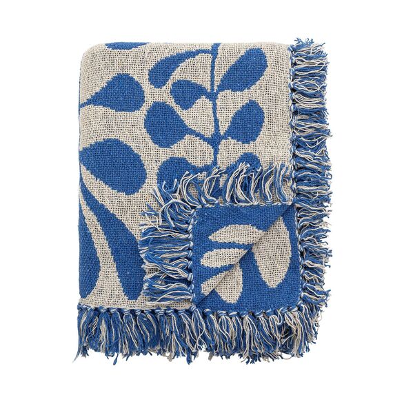 Bloomingville - Nevine Throw - Blue / Home and Kitchen Kitchen Home & Kitchen