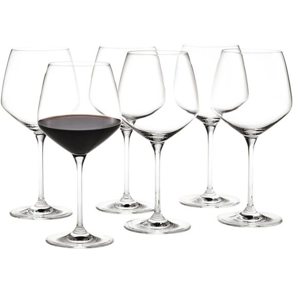 Holmegaard - Perfection Burgundy Glass 59 cl - 6 pcs. / Home and Kitchen Κουζίνα Σπίτι & Κουζίνα