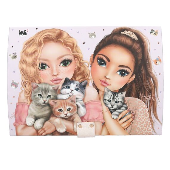 Topmodel - TOPModel Big Jewellery Box With Code And Sound - CAT LOVE - Rose / Home and Kitchen Uncategorized (Home & Kitchen) Home & Kitchen