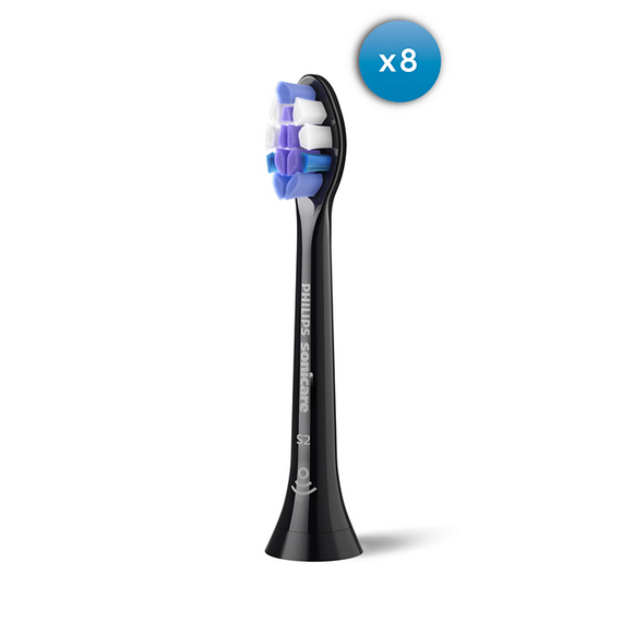 Philips - Sonicare Sensitive - Black - 8 pcs / Health and Personal Care Υγιεινή Στόματος Προσωπική Φροντίδα