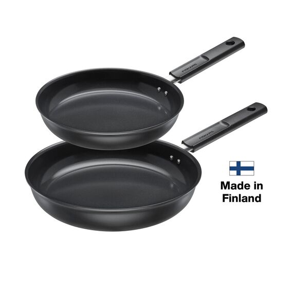 Fiskars - Hard Face Frying Pan Set 24 cm + 28 cm / Home and Kitchen Κουζίνα Σπίτι & Κουζίνα