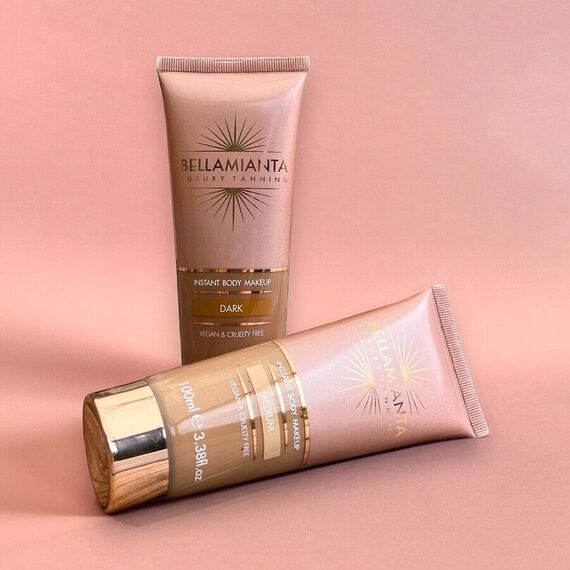 Bellamianta - Instant Body Make Up - Dark - 100 ml / Beauty Πρόσωπο Μακιγιάζ