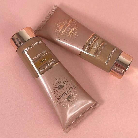 Bellamianta - Instant Body Make Up - Dark - 100 ml / Beauty Πρόσωπο Μακιγιάζ