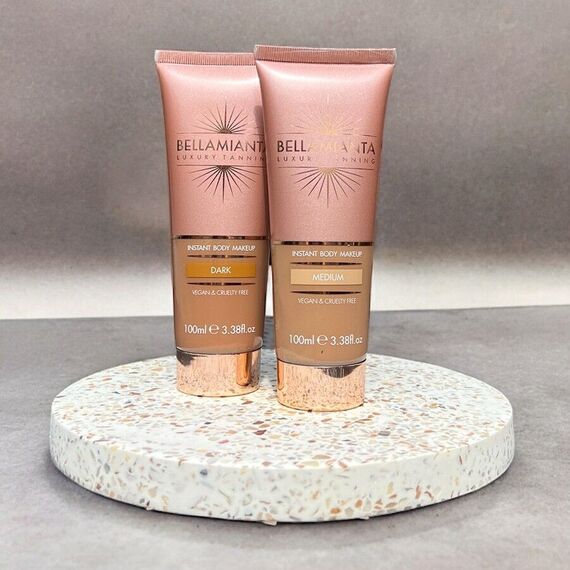 Bellamianta - Instant Body Make Up - Dark - 100 ml / Beauty Πρόσωπο Μακιγιάζ