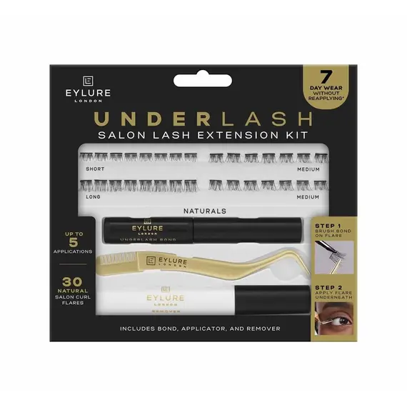 Eylure - Underlash Natural Salon Curl Kit / Beauty Eyes Makeup