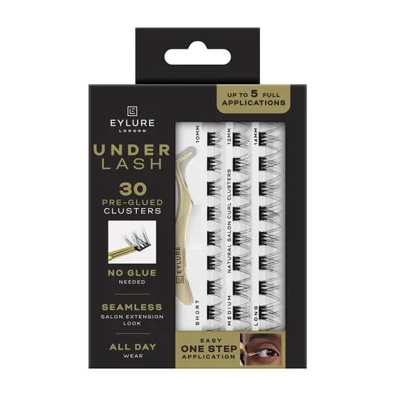 Eylure - Underlash Pre-Glued Natural Clusters / Beauty Eyes Makeup