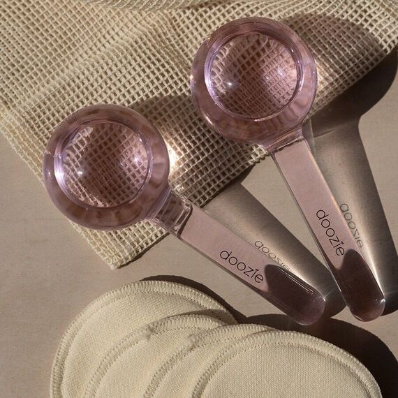 doozie - Facial Ice Globes 2-Pack Light Pink / Beauty Αξεσουάρ Ομορφιάς Γυναικεία Περιποίηση