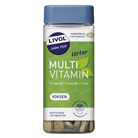 Livol - Livol Multivitamin m. Urter 150 Stk / Health and Personal Care Βιταμίνες & Μεταλλικά Στοιχεία Προσωπική Φροντίδα