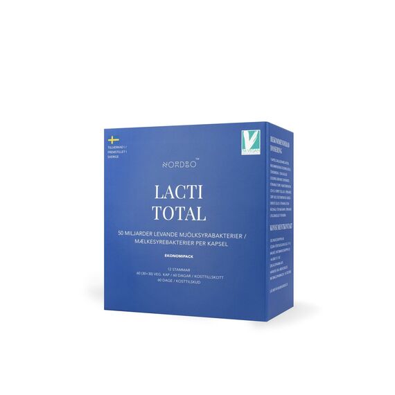 NORDBO - LactiTotal Vegan 60 Capsules / Health and Personal Care Diet and Nutricion Personal Care